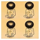 Vergaser-Reparaturset Für Suzuki GSX750F GSX 750 F Katana 1998 1999 2000 2001 2002 2003 2004 2005 2006 Motorradvergaser-Reparatursatz Membranen Schwimmerteile(4setb)