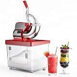 Garvee Máquina de Hielo Granizado Profesional 300W, Rojo