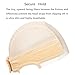 Wig Caps with Grip Band for Keeping Wigs in Place Wig Caps for Women Adjustable Wig Grip Cap Band Blonde Stocking Wig Caps Wide 4x5 HD Transparent Lace for Front Wig Cap for Wig Making