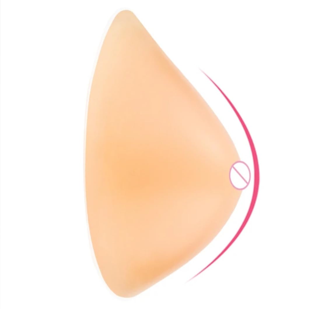 Silicone Breast Cancer Prosthesis Triangular Bra Pad 350Grm
