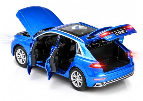 Image of Magicwand 1:32 Scale Die-Cast Metal Q8 Beast Car【Colors as Per Stock】 with Openable Doors,Lights,Music and Pull Back Action【Pack of 1】