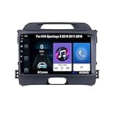 [Conexión y control] Admite Bluetooth / WiFi-Hotspot / Control del volante. Conéctese al teléfono a través de Bluetooth para hacer llamadas con manos libres, reproducir música y guardar contactos y grabaciones de reproducción de MP3. El estéreo para automóvil Bluetooth admite redes 4G a través de un dispositivo USB externo y función de enlace espejo para teléfonos Android y iPhones. Módulo GPS incorporado, puede usar navegación fuera de línea y aplicaciones de mapas en línea