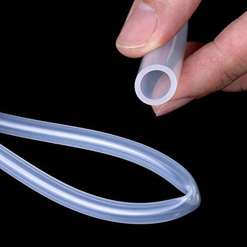 Image of High Temp Silicone Tubing Hose - Food Grade Silicone tube, Flexible Pure Silicon Tubing For Home Brewing Pump Transfer and Winemarking (1 /4 inch ID x 3 /8 inch OD, 36, Inches)