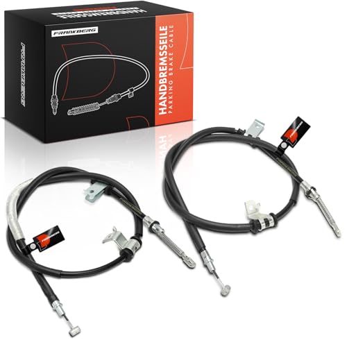 Frankberg 2x Handbremsseile Scheibenbremse Hinten Links Rechts Kompatibel mit Captiva C100 C140 2.0L-3.2L 2006-2018 Antara L07 2.0L-3.2L 2006-2024 Replace# 96879437