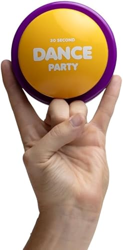 Miniatura 2 de 30 SECOND DANCE PARTY Volumen II  Botón de fiesta de baile con música  Regalos de broma  Juguetes de oficina (paquete de 2)