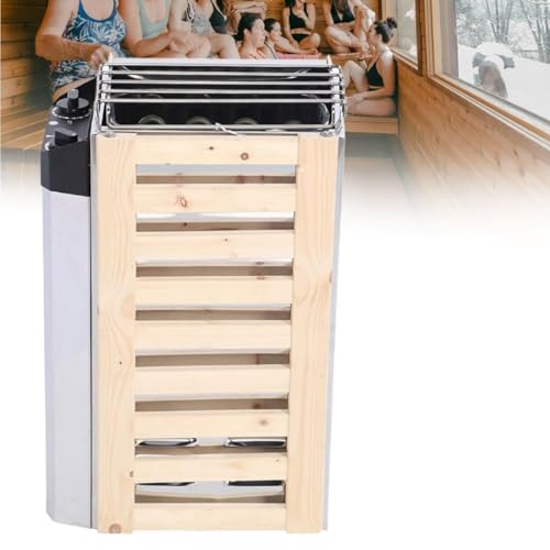Poêle à vapeur multifonctionnel pour sauna, pierres de sauna en option Poêle à sauna Équipement de chauffage de sauna Poêle à sauna à température réglable pour salle de sauna,NoSaunaStone