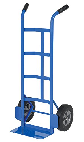 Vestil Dhht-500S-Hr Steel Hand Truck With Dual Handle,Hard Rubber Wheels, 500 Lbs Load Capacity, 44-1/2" Height, 21" Width X 17-1/2" Depth #TOP1