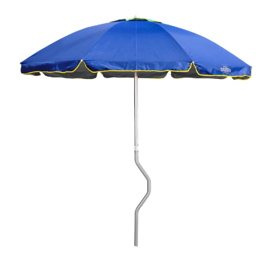 Ombrellone Mare GiraFacile 220 Cm Alluminio Protezione UV Spiaggia Pesca Eolo - Blu