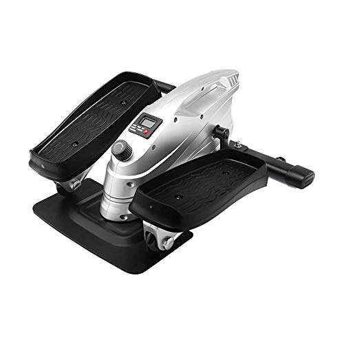 Image of Stepper in-Motion Elliptical Trainer Home Stepper with LED Display Ultra Mute Portable Wheel Design Thin Waist and Thin Legs Slimming Multifunctional Mini Fitness Pedal Machine