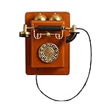LANGLEBIGES MATERIAL: Das Festnetztelefon ist ein robustes, langlebiges und hochwertiges Telefon mit einer atemberaubenden glänzenden Oberfläche, wodurch es die Anforderungen von Retro-Häusern oder -Orten erfüllt.