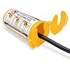 Zing Green Products 7100 RecycLockout Large Electrical Plug Lockout Device, USA-Made Recycled Plastic Lock Box, Yellow