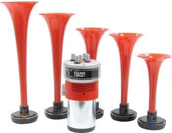 921973 Musical Air Horns With Dixie Tune , red