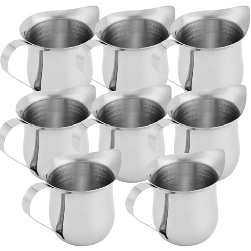 Pichet en métal KEILEOHO en forme de cloche pour café et lait - 2