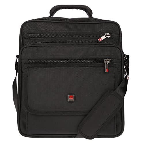 Christian Wippermann XXL Umhängetasche Flugbegleiter Herren Tasche Messenger Arbeitstasche Laptoptasche