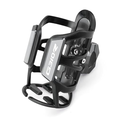 Porte-bouteille moto aluminium CNC gris pour support de verre G310 R