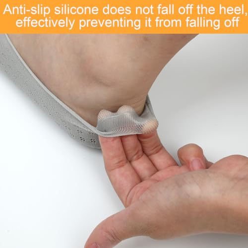 Image of 5 Pairs Toe Separator Socks, Orthopedic Split Toe Socks in 5 Colors Nylon Bunion Foot Alignment Socks with Invisible Design Compression Toe Five Finger Socks for Women
