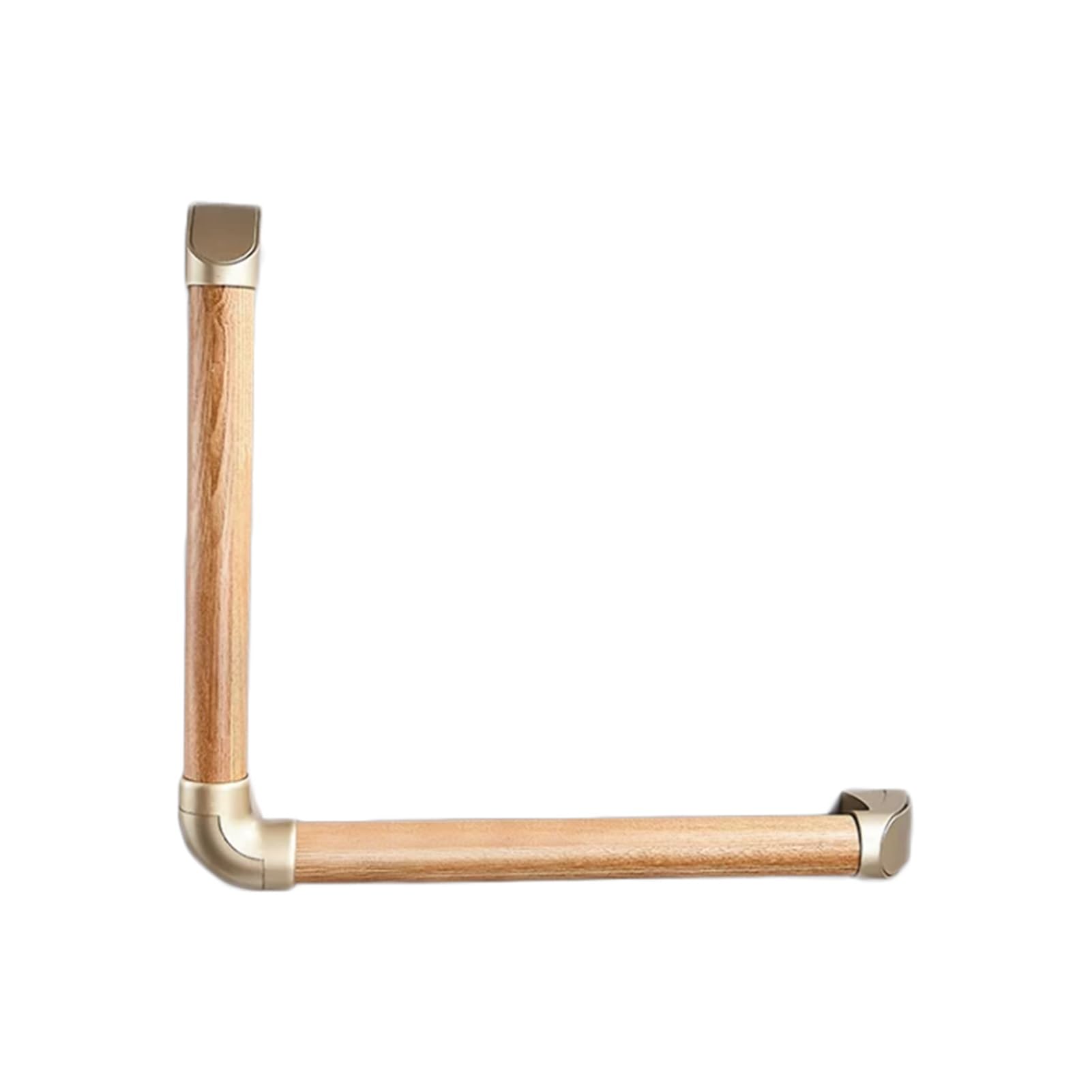 Barra De Apoyo For Bañera De Madera Maciza, Pasamanos En Forma De L For Montaje En Pared De Bañera, For Bañeras Y Duchas, Instalación De Perforación(Color3,40x60cm)