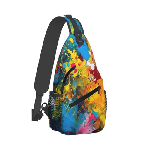 Bolso cruzado unisex color negro para viaje y senderismo miniatura 7