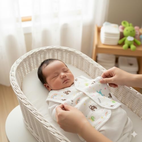 Image of 5 pcs Muslin Cotton Button Jabla, Stylish &Comfortable Jabla, Sleeveless Regular Fit Vest, Baby Products, Newborn baby White Jabla, New Born Baby Clothes Rendom Print