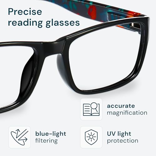 Image of Gaoye 2.0 Professional Reading Glasses for All Day - Computer Readers with Blue Light Protection - Value Pack