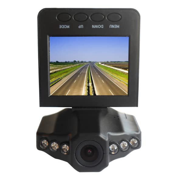 Asleesha Front View Car Dashboard Camera H198 HD 720p Dash Cam CAR dvr Audio and Video Recorder 2.5 TFT LCD Screen