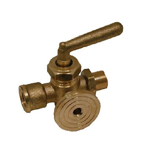 424 Rubinetto portamanometro in ottone 1/4' RASTELLI