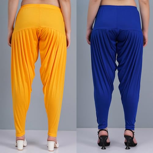 Image of Buy That Trendz Patiala Salwar for Women Relaxed Fit Viscose Patiyala Salwar Harem Bottom Pants