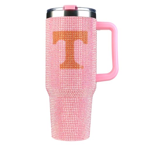 Image of The Memory Company Officially Licensed 40oz Pink Bling Game Day Tumbler, University of Tennessee
