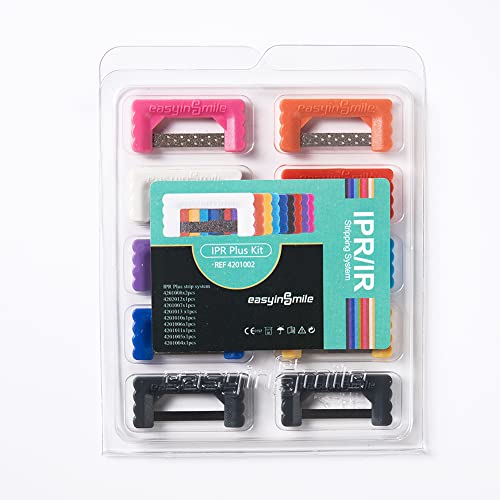 Image of Dental IPR Strips Interproximal Reduction Sanding Strips Between Teeth 10PCS Orthodontic Polising Striping System (3 Packs IPR Plus Kit)