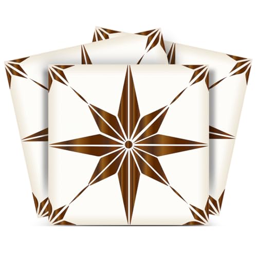 Tile Stickers by Mi Alma 24 pcs Talavera Wall Stencils