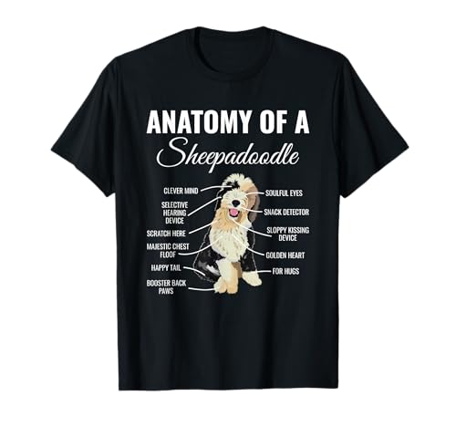 Sheepadoodle Doodle Dog T-Shirt