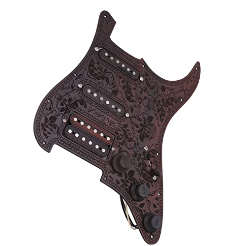 Pickguard en bois, bonne compatibilité style vintage facile à installer plaque de ramassage de guitare électrique pour… - Les Beatles, Paul McCartney, John Lennon, RIngo Starr, George Harrison Pickguard en bois, bonne compatibilité style vintage facile à installer plaque de ramassage de guitare électrique pour… – Image 3