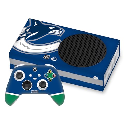 Sticker Xbox Series S NHL Vancouver Canucks pour protéger et relooker une console blanche