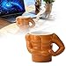 Imagen de Jipersuo Taza de cerámica con forma de hombre musculoso