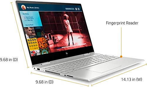 HP Envy x360 15.6" FHD IPS Touch-Screen Premium 2-in-1 Laptop | 10th Gen Intel Quad-Core i7-10510U up to 4.9GHz | 32GB RAM | 1024GB SSD | Backlit Keyboard | Fingerprint Reader | Windows 10 4