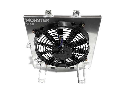 Monster Performance Radiator Fan for Honda 19020-HL6-A01, Optimal Airflow, Consistent Performance, Long-Life Motor, Quiet Operation, Balanced Blades, Corrosion Resistant