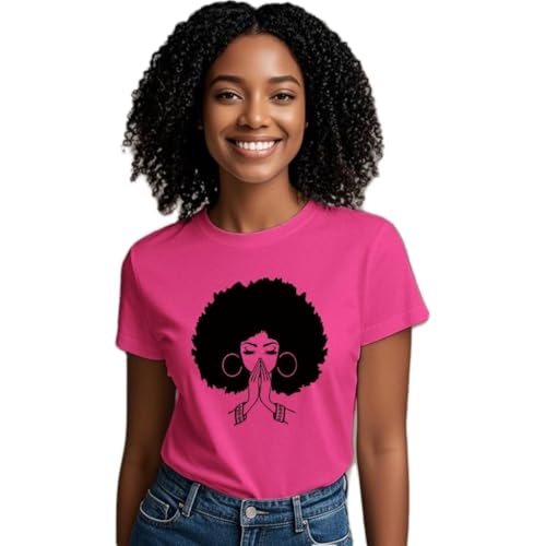 Image of Black History Shirts Black Graphic tees for Men and Women, Magic Fashion Afro American Natural Hair Vintage Melanin T-Shirts