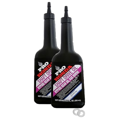 TUSK Drivetrain Oil Change Kit with Pro Honda Oil for Honda Rancher 420 at 4x4 IRS 2009-2014