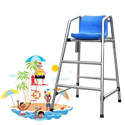 Silla de Salvavidas de Acero Inoxidable 120cm para Piscina miniatura 1