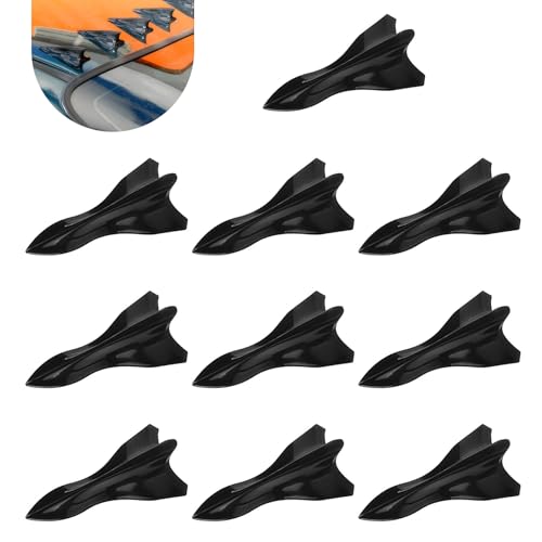DYEKNEE Pack-10 Car Roof Tail Shark Fin Antenna Decoration, 0.98