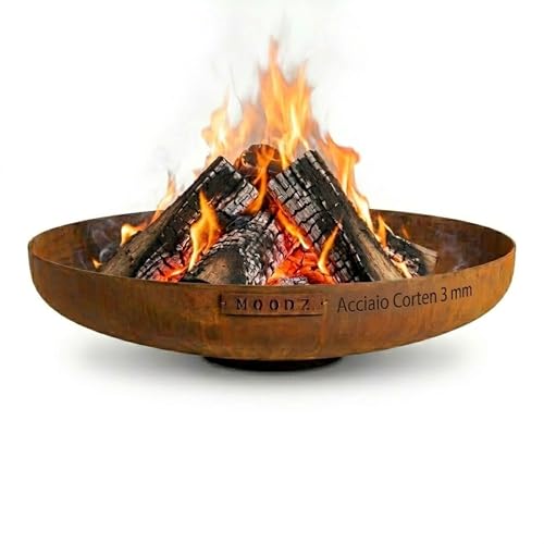 Braciere da Giardino - MOODZ Outdoor Living - Barciere - Corten - Bracere da Giardino Esterno (Corten, Ø100 cm)