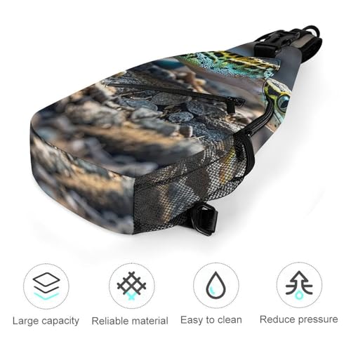 Morrales tipo Sling para hombre y mujer, tamaño grande 15x8x4 pulg miniatura 5