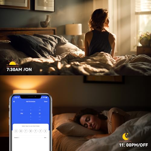BSEED Smart Alexa 3 Fach Dimmer Lichtschalter,Kompatibel mit Tuya/Google Home/SAMRT LIFE Weiß,Verdreifachen Dimmerschalter mit Touch Panel Gold,APP Fernbedienung und Timer Funktion