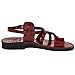 Holy Land Market Men/Women Biblical Jesus Leather Sandals/Slides From Jerusalem (Jesus Style I)