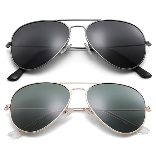 Image of Pro Acme Aviator Sunglasses for Men Women Classic Polarized UV400 Protection