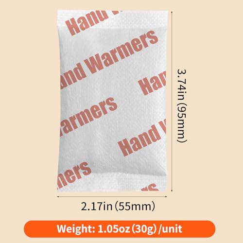 Image of 10 Pack Disposable Hand Warmers - Up to 15 Hours of Heat - Super Long Lasting Air Activated Warmers, All Natural & Portable for Camping, Fishing, Outdoor Sports, Winter Work, Gifts for Men and Women