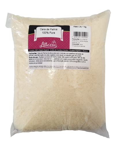Cera De Palma Para Fazer Velas Vegetais Veganas 100% Pura 1 Kg Em...