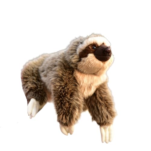 Marionnette paresseux interactive en peluche poupée animal réaliste douce