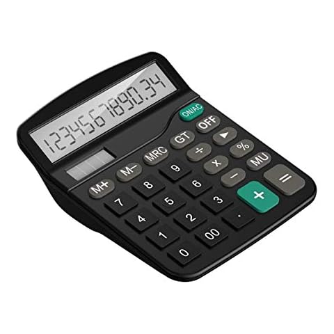 Tech Traders 12-Digit Dual Power Calculator Cover