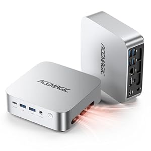 ACEMAGICIAN K1 Mini PC, AMD Ryzen 4300U (bis zu 3,7 GHz), 16 GB DDR4 512 GB SSD, Шin11 Mini Desktop Computer für Büro/Unterhaltung【Triple 4K UHD Display/AMD Radeon Grafikeinheit/WiFi 5/BT 4.2】